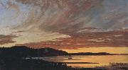 Sunset,Bar Harbor, Frederic E.Church